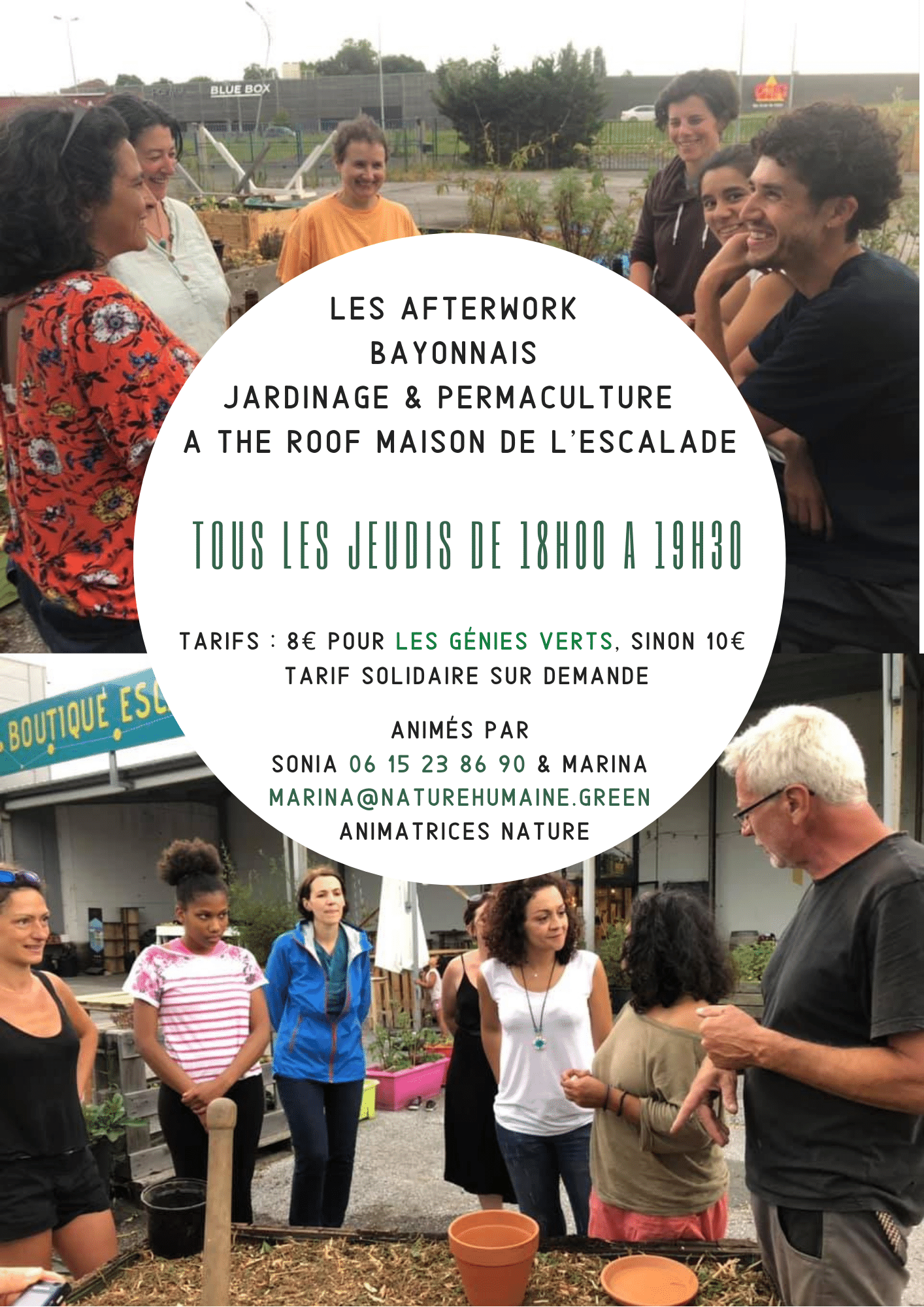 Atelier à The Roof tous les jeudis soir à 18h30